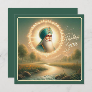 Thinking of you Guru Nanak Blessings Card