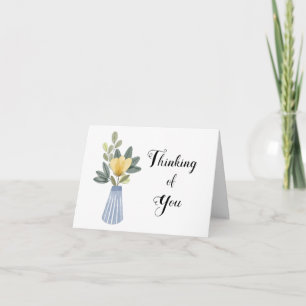 Thinking of You Hi Hello Greetings Get Well Note Card