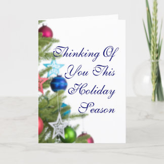 Thinking of You Holiday Card