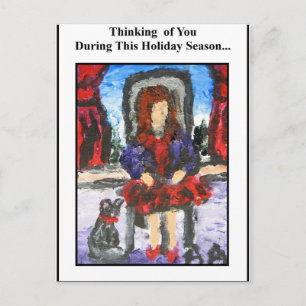 "Thinking of You" Holiday Postcard