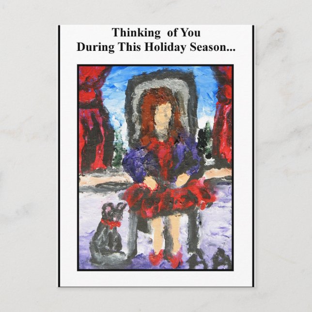 "Thinking of You" Holiday Postcard (Front)