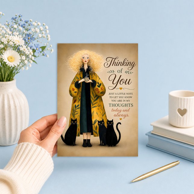 Thinking Of You In My Thoughts Card (Creator Uploaded)