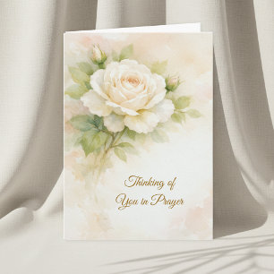 Thinking of You in Prayer Christian Sympathy Card