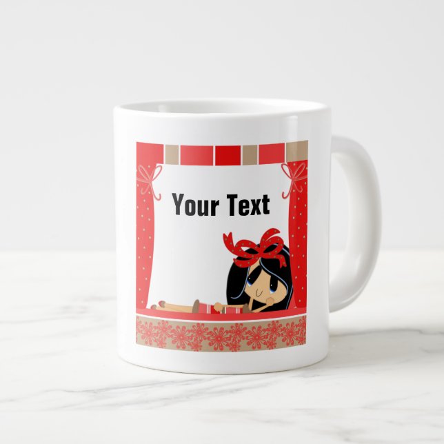 Thinking of You   - Jumbo Mug (Front Right)