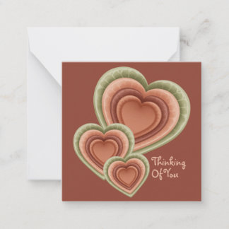Thinking of You Lettuce Heart Envelope Card