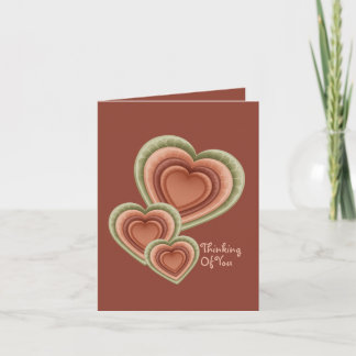 Thinking of You Lettuce Heart Envelope Card
