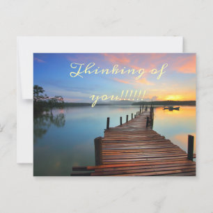 Thinking of you nature postcard