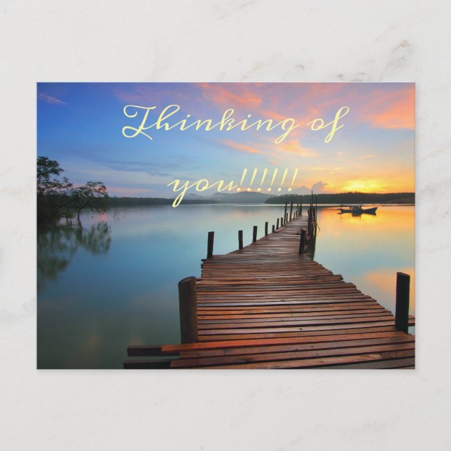Thinking of you nature postcard (Front)