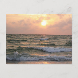 Thinking of You Ocean Sunset Postcard