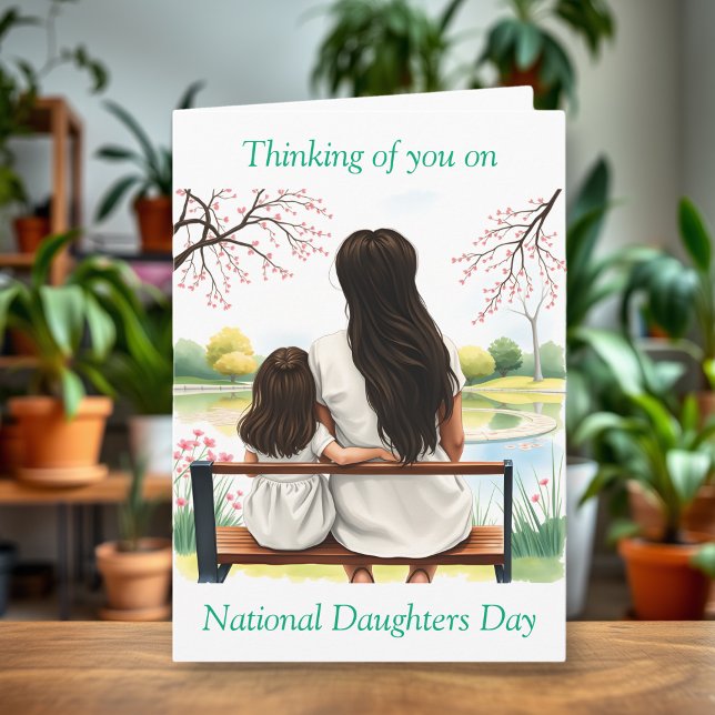 Thinking of you on National Daughters Day Card (Creator Uploaded)