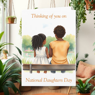 Thinking of you on National Daughters Day Card