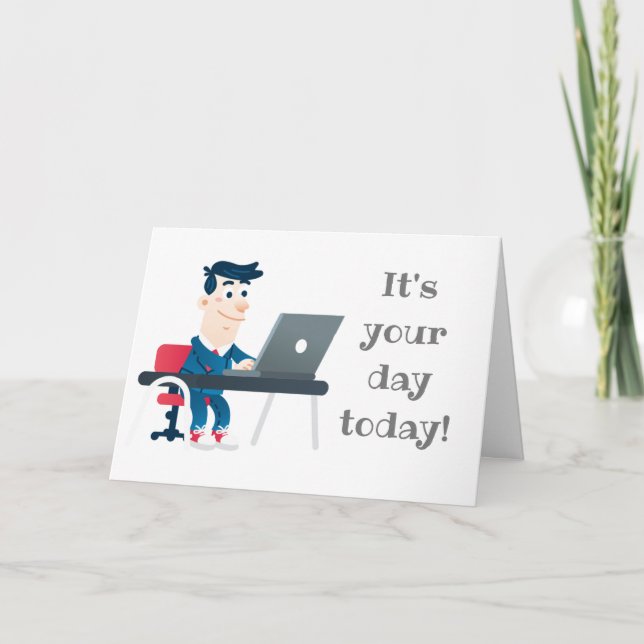 THINKING OF "YOU" ON YOUR **BIRTHDAY** CARD (Front)