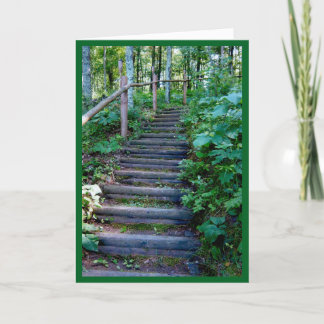 Thinking of you one step at a time card