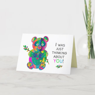 Thinking of You, Panda Bear, Kaleidoscope Group Card