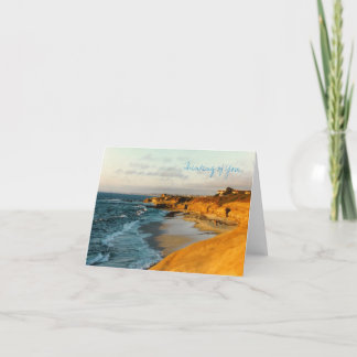'Thinking of You' photo notecard