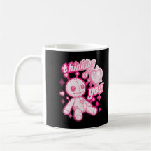 Thinking of You Pink Voodoo Doll Gothic Kawaii