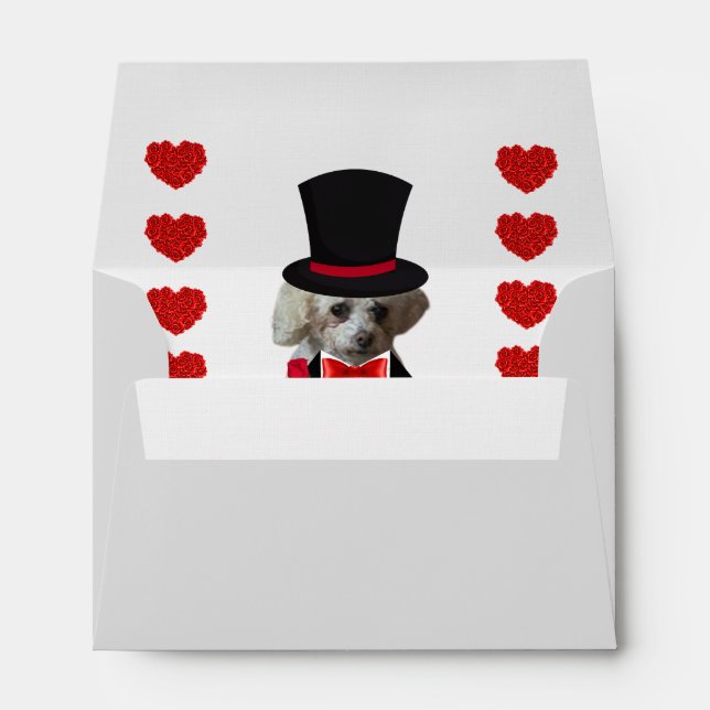 Thinking Of You Poodle Envelopes (Back (Bottom))