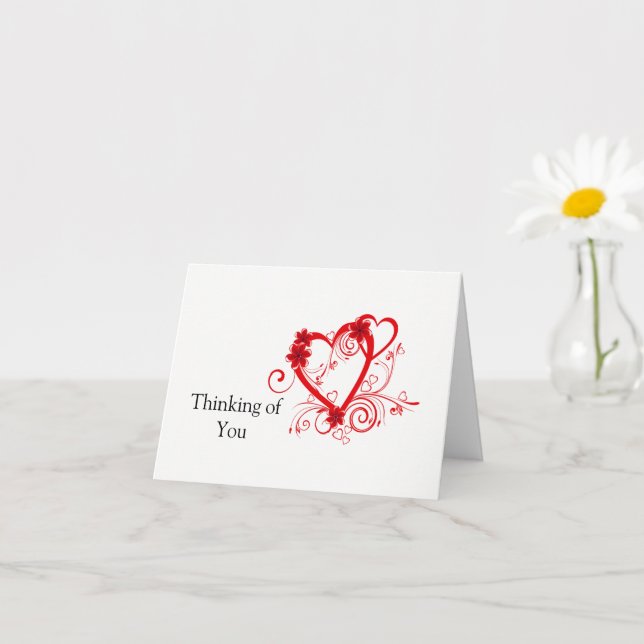 Thinking of You Post Card Note (Small Plant)