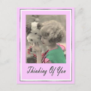 thinking of you postcard