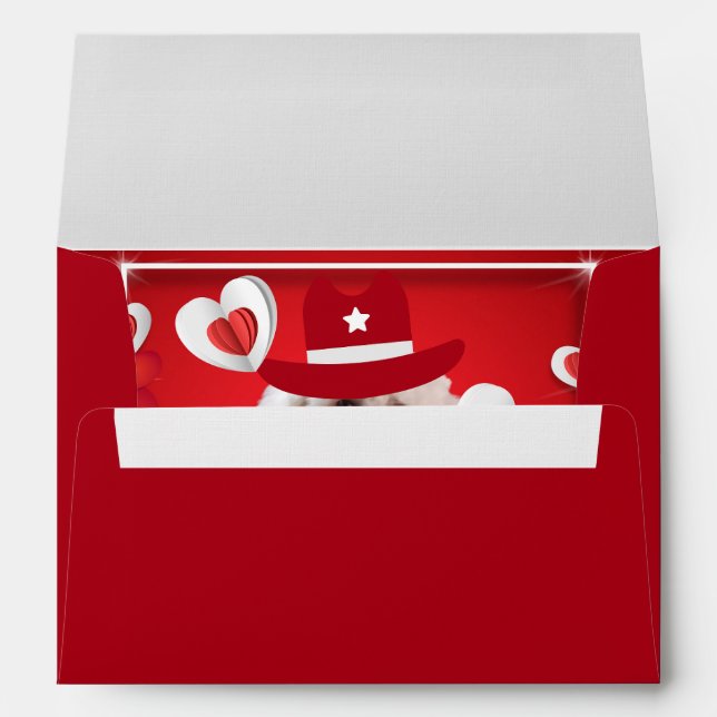 Thinking Of You Red Poodle Envelope (Back (Bottom))