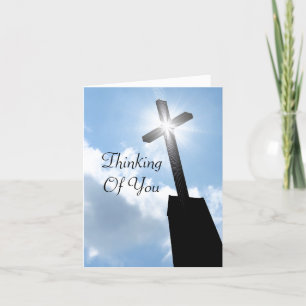 Thinking Of You Religious Greeting Card