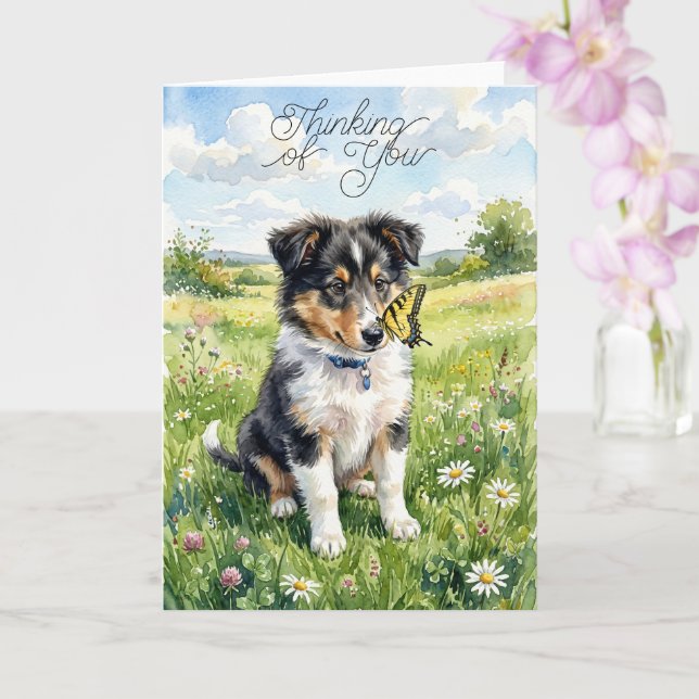 Thinking of You: Scripture card (Orchid)