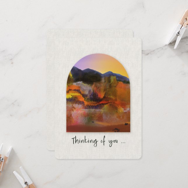 Thinking Of You Southwest Scenery (Front/Back In Situ)