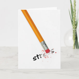 Thinking of You Stress Eraser Card