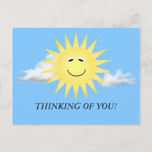 THINKING OF YOU SUNSHINE POSTCARD