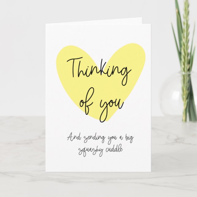 Thinking Of You Sympathy Card (Front)