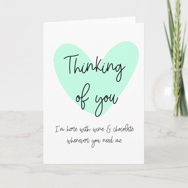 Thinking of You Sympathy card (Front)