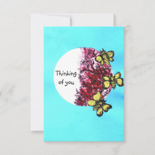 Thinking of you thank you card
