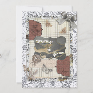 Thinking of You Thoughtful Saying Greeting Card