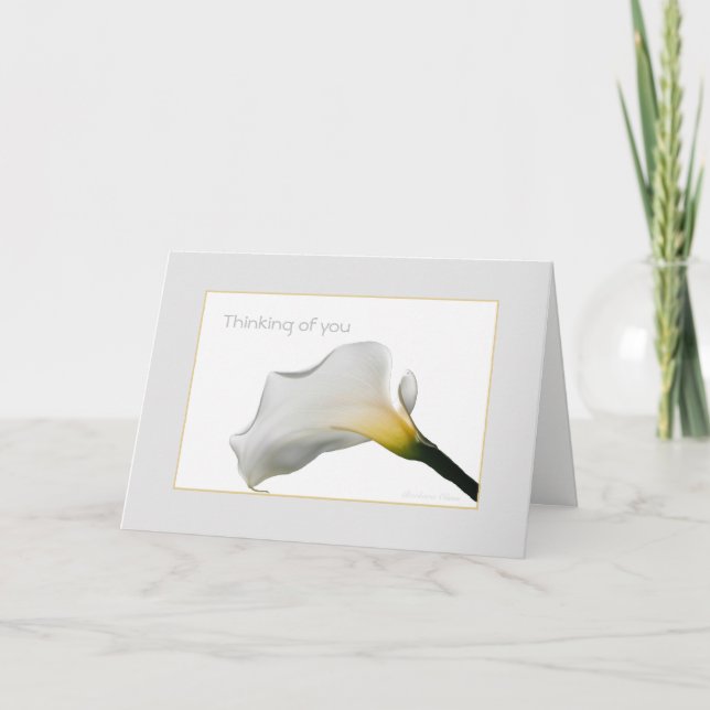 Thinking of you: Time of Loss Card (Front)