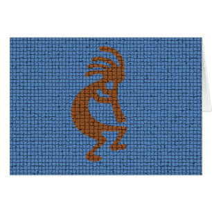 Thinking of You Traditional Kokopelli Flute Mosaic