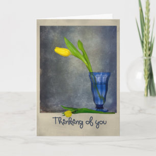 Thinking of You tulips Card