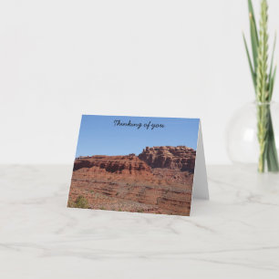 Thinking of You - Valley of the Gods Thank You Card
