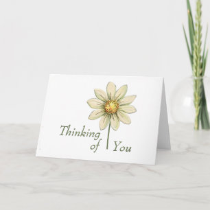 Thinking of You Vintage Daisy Card