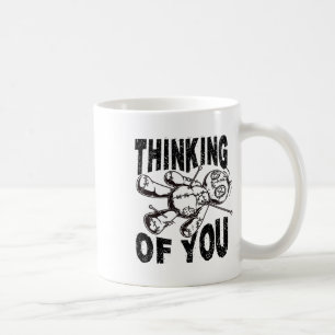 Thinking Of You Voodoo Doll Funny Halloween 2024 Coffee Mug