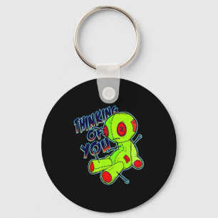 Thinking Of You Voodoo Doll Halloween Valentine Key Ring