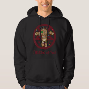 Thinking of You Voodoo Doll Satanic Pastel Goth Ha Hoodie