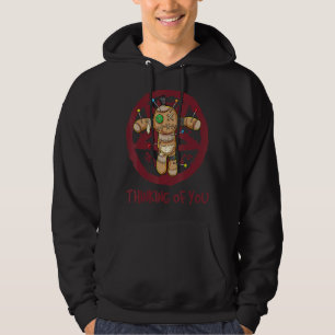 Thinking Of You Voodoo Doll Satanic Pastel Goth Ha Hoodie