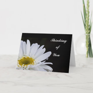 Thinking of You....White Daisy Card