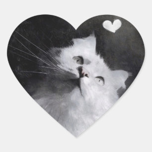 Thinking of You with Heart Stickers