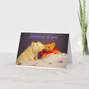 Thinking of you with Milko. Card