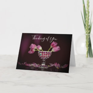 Thinking of You with tulips Card