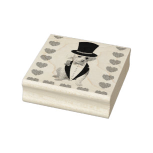 Thinking of You Wooden Rubber Stamp