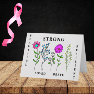 Thinking Of You-Words of Encouragement or Cancer Card