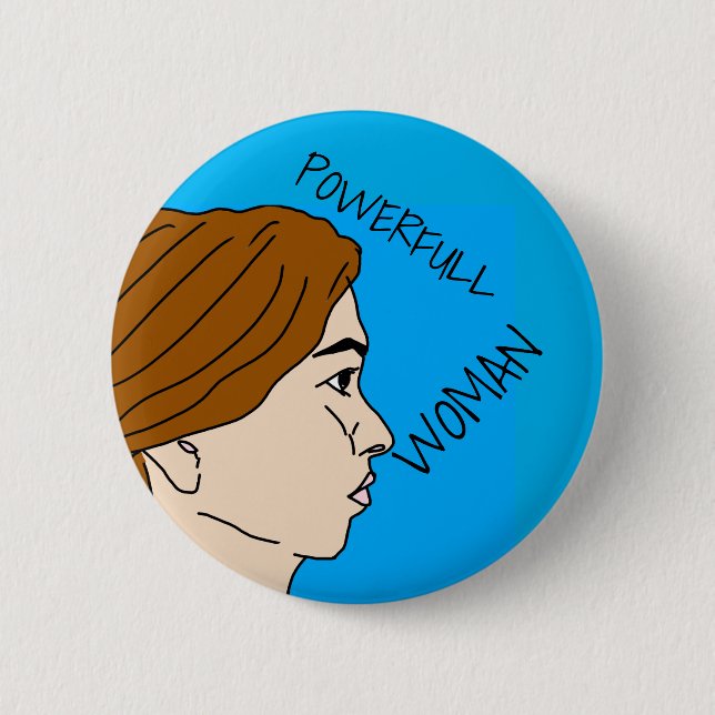 Thinking on your favourite message 6 cm round badge (Front)