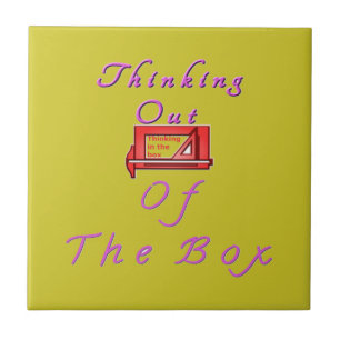 Thinking out of the box. tile
